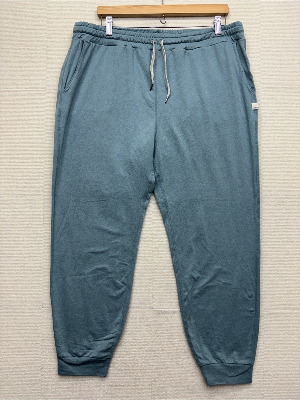 Vuori XXL Men's Drawstring Jogger Pants - Slate Blue green